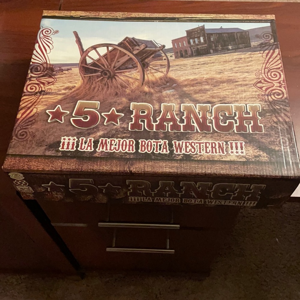 Brand new, never worn Black leather cowboy boots size 10 1/2 Men’s